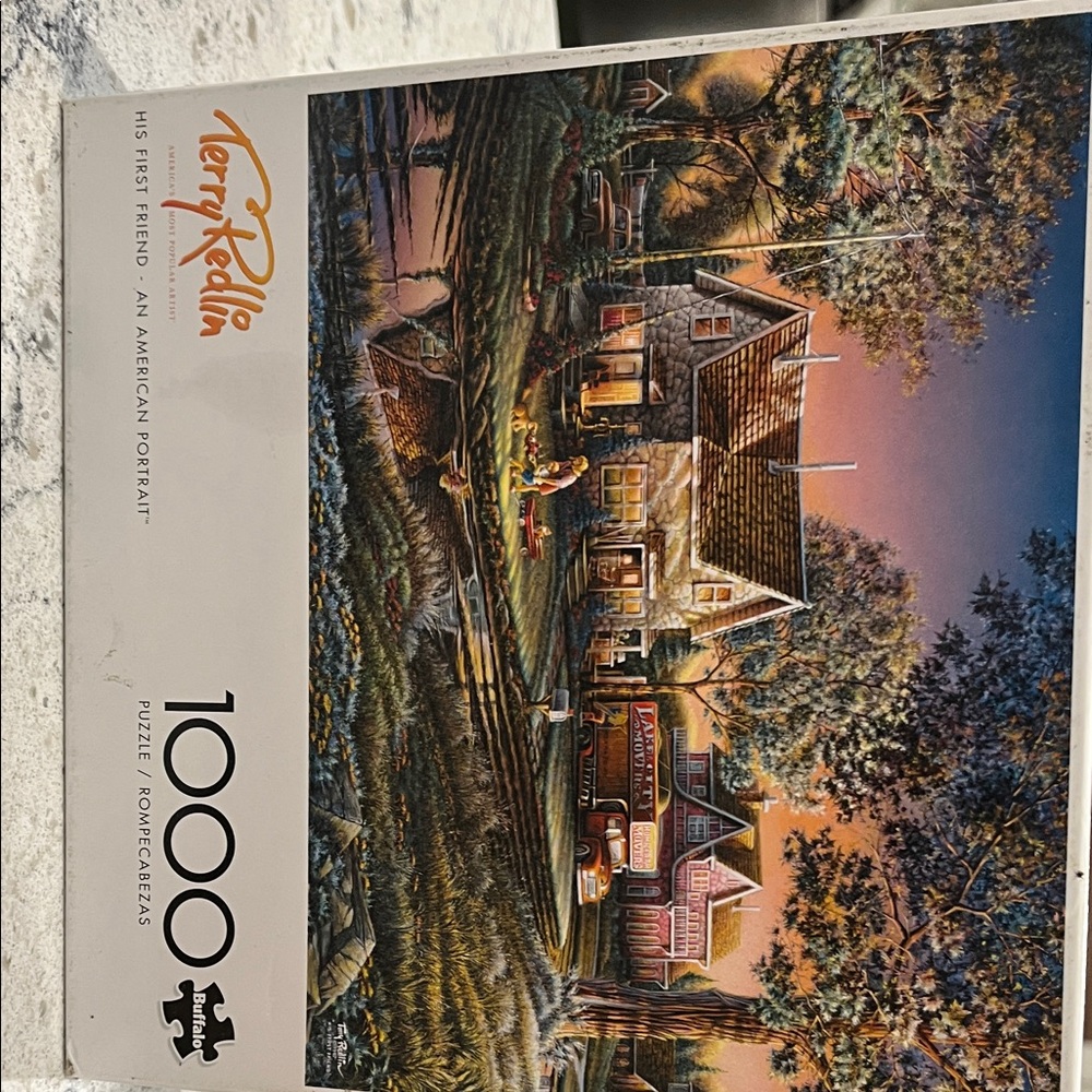 “His First Friend-An American Portrait” 1000 piece Puzzle by Terry Redlin